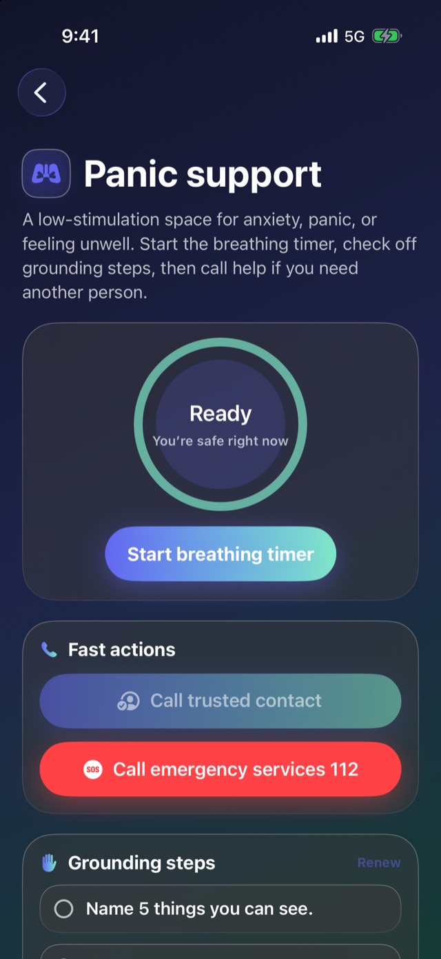 One calm thing at a time
