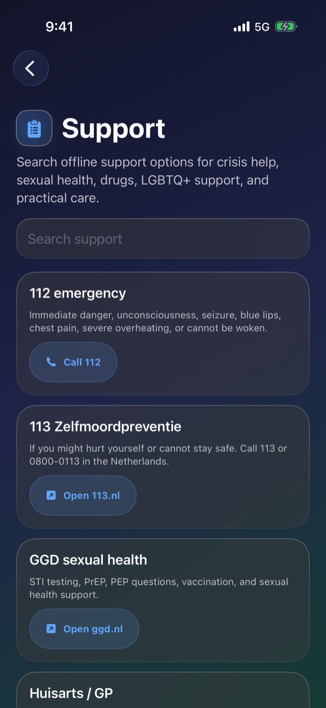 People, one tap away